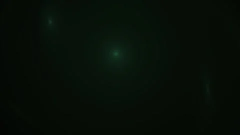 Dark green glowing orb in black. Stock Footage 340011675