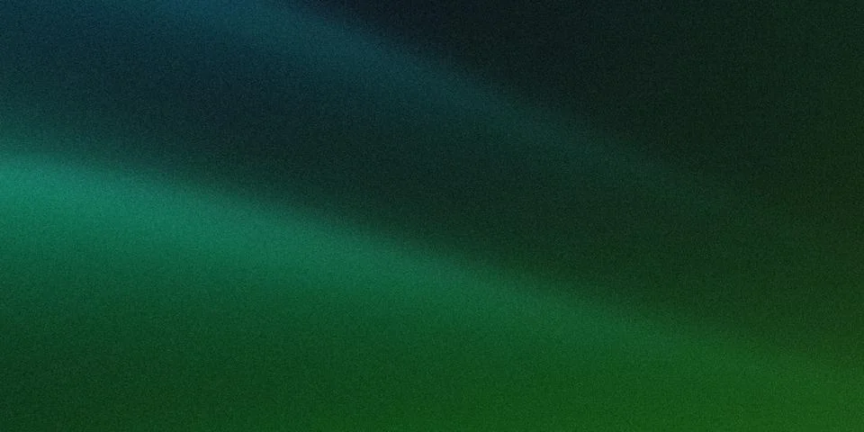 A dark green gradient background with a subtle texture and blue undertone Stock Photos
