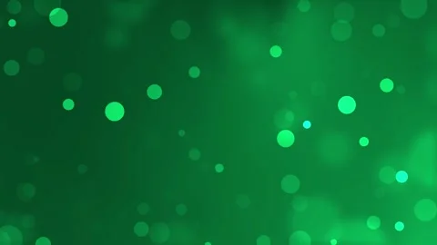 Dark green gradient background with various bokehlike circles Stock Footage 315543968