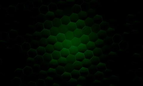 Dark green hexagonal honeycomb abstract pattern background. premium aesthetic. Stock Illustration