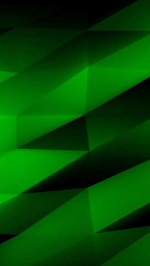 Dark green low poly geometric background with faceted triangles and soft gr.. Stock Footage 329132676