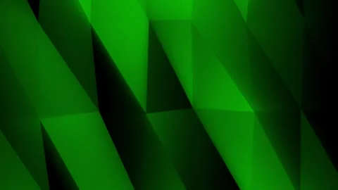 Dark green low poly geometric background Stock Footage 330080699