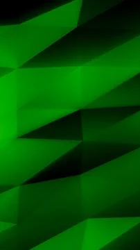 Dark green low poly geometric background with faceted triangles and soft gr.. 스톡 일러스트