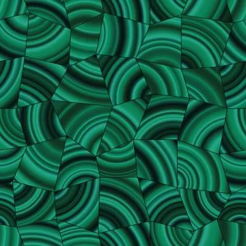Dark green Malachite tileable pattern. Stock Illustration