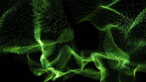 Dark green Particle Effects. For backgrounds and titles Stock Footage 155878693