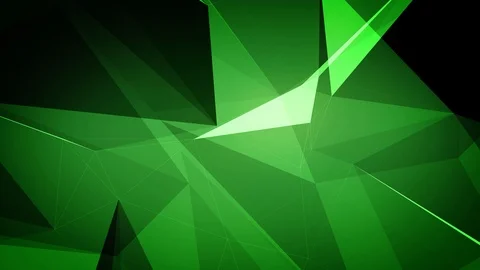 Dark Green plexus animation with edges and faces Stock Footage 115657545