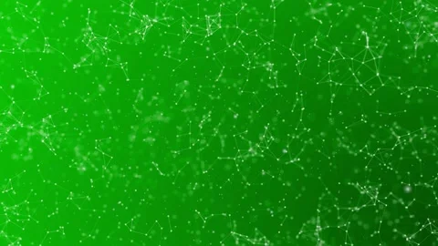 Dark Green Plexus Background Video stock 154810897