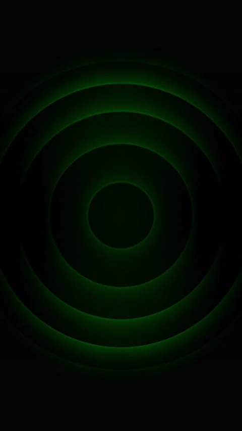 Dark green radiowave network animated background Stock Footage 335744847