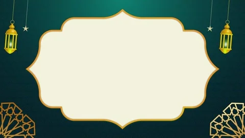 Dark Green Ramadan Background Animation 스톡 동영상 301409262