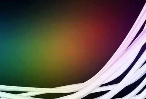 Dark Green, Red vector abstract blurred background. Illustrazione stock