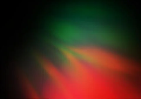 Dark Green, Red vector abstract bokeh pattern. Stock Illustration