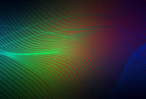 Dark Green, Red vector abstract bright pattern. Stock Illustration