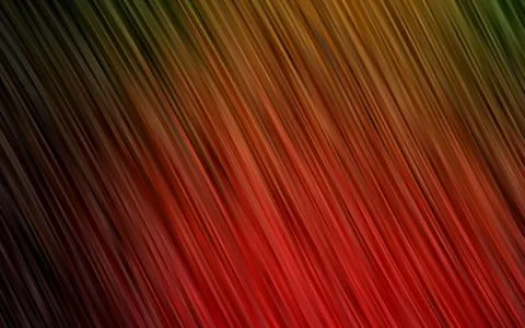 Dark Green, Red vector background with bent ribbons. Stock Illustration