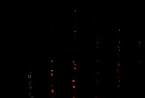 Dark Green, Red vector background with rectangles. Stock Illustration