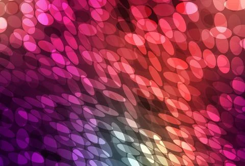 Dark Green, Red vector background with bubbles. 스톡 일러스트
