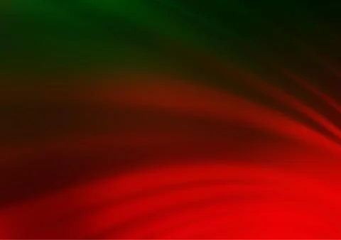 Dark Green, Red vector blurred bright pattern. Illustrazione stock