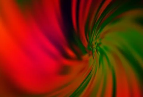 Dark Green, Red vector blurred shine abstract texture. Stock Illustration