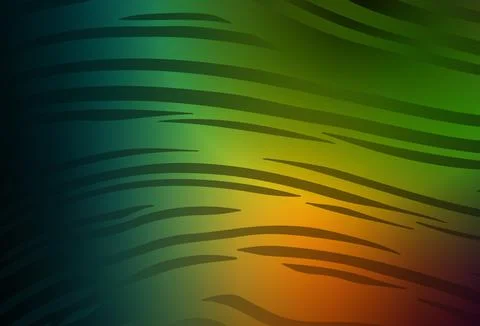 Dark Green, Red vector blurred shine abstract texture. Stock Illustration