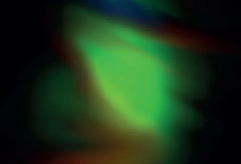 Dark Green, Red vector blurred shine abstract template. Stock Illustration