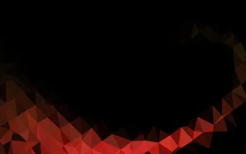 Dark Green, Red vector blurry triangle pattern. Stock Illustration