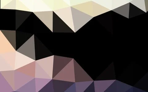 Dark Green, Red vector blurry triangle pattern. Stock Illustration