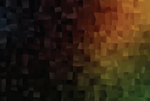 Dark Green, Red vector blurry triangle pattern. Stock Illustration
