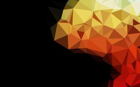 Dark Green, Red vector blurry triangle pattern. 스톡 일러스트