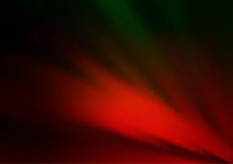 Dark Green, Red vector glossy abstract background. Stock Illustration