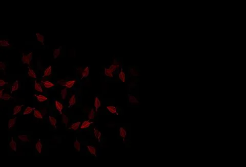 Dark Green, Red vector hand painted template. Stockillustratie