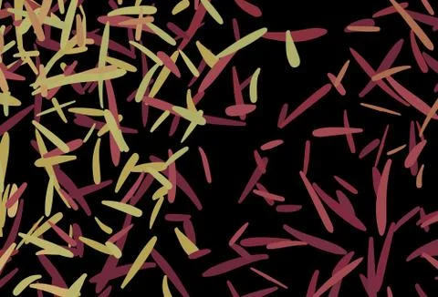 Dark Green, Red vector layout with flat lines. Stock Illustration