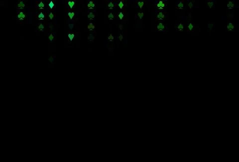 Dark Green, Red vector layout with elements of cards. 스톡 일러스트