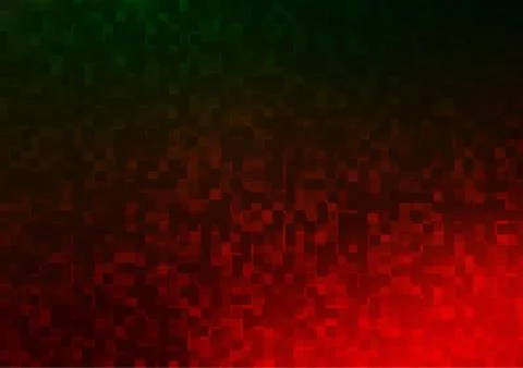 Dark Green, Red vector layout with lines, rectangles. Illustrazione stock