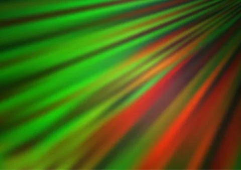 Dark Green, Red vector layout with flat lines. 스톡 일러스트