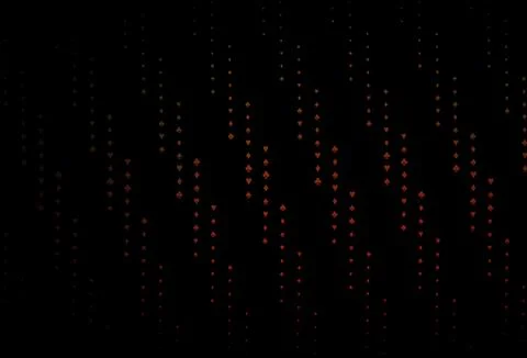 Dark Green, Red vector layout with elements of cards. Illustrazione stock