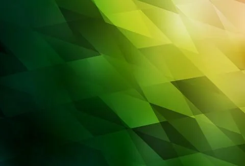 Dark Green, Red vector pattern in square style. Illustrazione stock