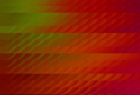 Dark Green, Red vector pattern with random forms. Stock Illustration