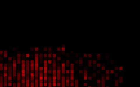 Dark Green, Red vector pattern in square style. Illustrazione stock