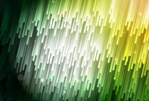 Dark Green, Red vector pattern with sharp lines. Stock Illustration