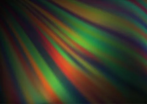 Dark Green, Red vector pattern with lamp shapes. Stock Illustration
