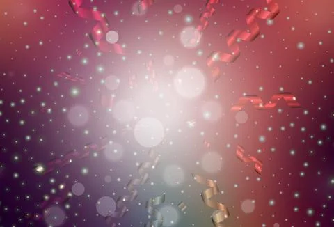 Dark Green, Red vector pattern in Christmas style. Illustrazione stock