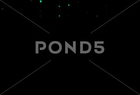 Dark Green, Red vector pattern with crystals, rectangles. 库存插图