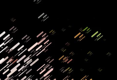 Dark Green, Red vector pattern with narrow lines. Stock Illustration