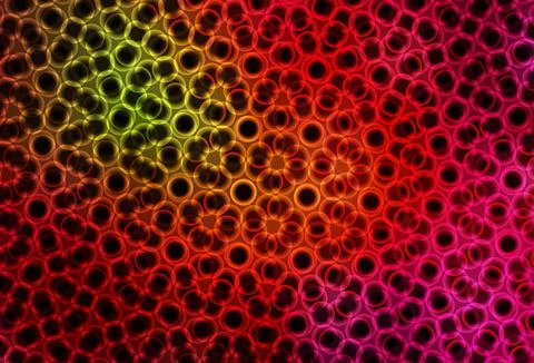 Dark Green, Red vector pattern with spheres. 스톡 일러스트