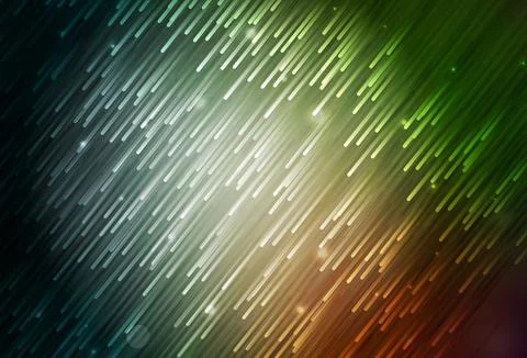 Dark Green, Red vector pattern with sharp lines. Stock Illustration