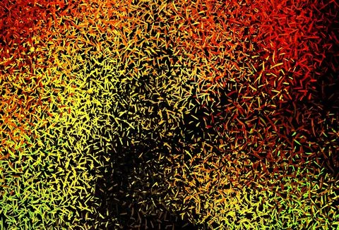 Dark Green, Red vector pattern with sharp lines. Illustrazione stock