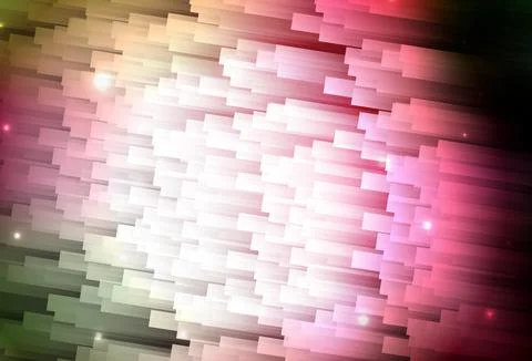 Dark Green, Red vector pattern with sharp lines. Illustrazione stock