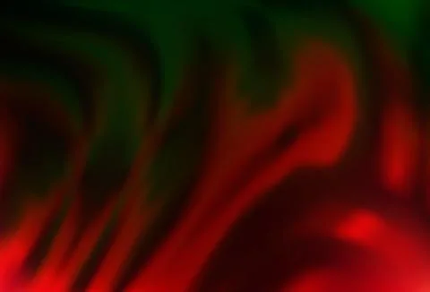 Dark Green, Red vector pattern with liquid shapes. 스톡 일러스트