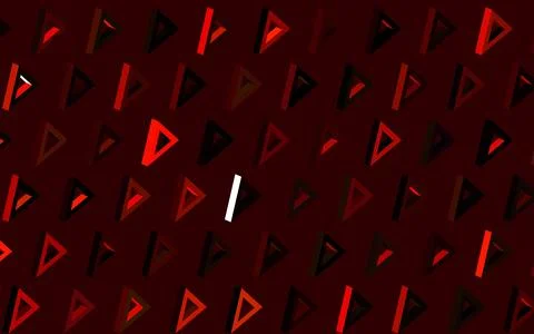 Dark Green, Red vector pattern with polygonal style. Stock Illustration