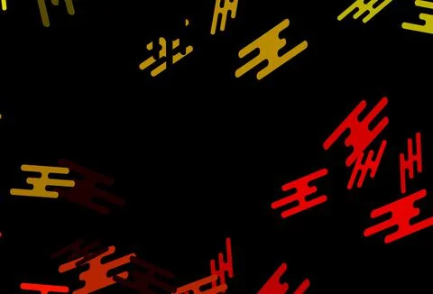 Dark Green, Red vector pattern with narrow lines. Stock Illustration