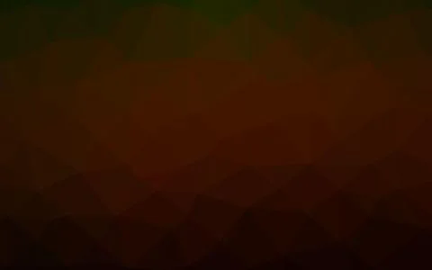 Dark Green, Red vector shining triangular background. Illustrazione stock